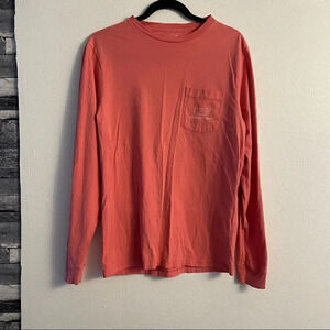 Vineyard pink/coral long sleeve 